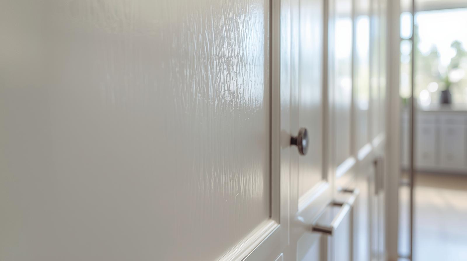 櫃體烤漆做完後，家裡看起來像重新裝修過